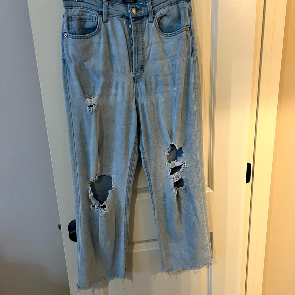 Wild Fable Blue Boyfriend Jeans Distressed Casual